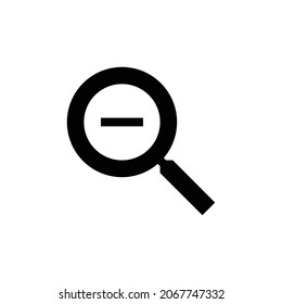 alejar icono. Diseño de estilo plano aislado en un fondo blanco. Ilustración del vector