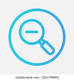 Verkleinern Sie das Symbol im Farbverlauf-Stil über das Wesentliche, verwenden Sie für mobile App-Präsentationen auf der Website