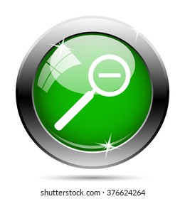 Zoom out icon. Internet button on white background. EPS10 vector.