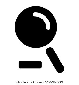 zoom out icon or logo isolated sign symbol vector illustration - high quality black style vector icons
