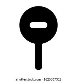 zoom out icon or logo isolated sign symbol vector illustration - high quality black style vector icons
