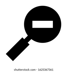 zoom out icon or logo isolated sign symbol vector illustration - high quality black style vector icons
