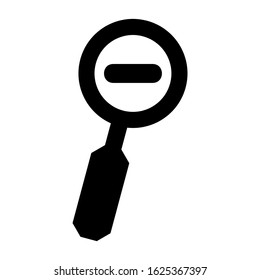 zoom out icon or logo isolated sign symbol vector illustration - high quality black style vector icons
