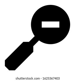 zoom out icon or logo isolated sign symbol vector illustration - high quality black style vector icons
