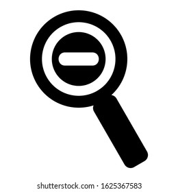 zoom out icon or logo isolated sign symbol vector illustration - high quality black style vector icons
