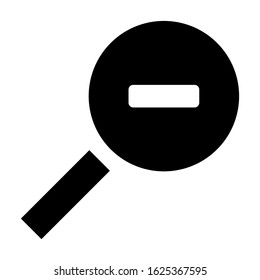 zoom out icon or logo isolated sign symbol vector illustration - high quality black style vector icons
