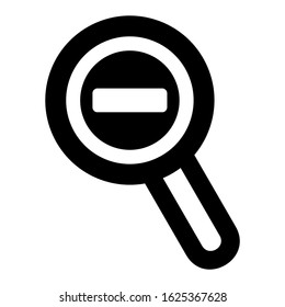 zoom out icon or logo isolated sign symbol vector illustration - high quality black style vector icons
