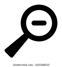 zoom out icon or logo isolated sign symbol vector illustration - high quality black style vector icons
