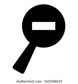 zoom out icon or logo isolated sign symbol vector illustration - high quality black style vector icons
