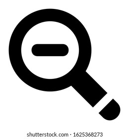 zoom out icon or logo isolated sign symbol vector illustration - high quality black style vector icons
