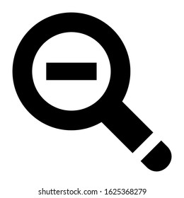 zoom out icon or logo isolated sign symbol vector illustration - high quality black style vector icons
