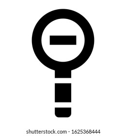 zoom out icon or logo isolated sign symbol vector illustration - high quality black style vector icons

