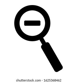 zoom out icon or logo isolated sign symbol vector illustration - high quality black style vector icons
