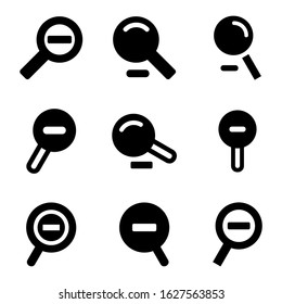 zoom out icon or logo isolated sign symbol vector illustration - Collection of high quality black style vector icons
