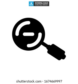 Zoomen Sie das Symbol oder Logo herunter - einzelne Symbol-Vektorillustration-Illustration - hochwertige Vektorsymbole im schwarzen Stil
