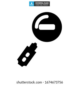 zoom out icon or logo isolated sign symbol vector illustration - high quality black style vector icons
