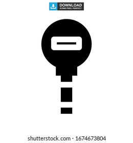 zoom out icon or logo isolated sign symbol vector illustration - high quality black style vector icons
