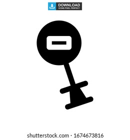 zoom out icon or logo isolated sign symbol vector illustration - high quality black style vector icons
