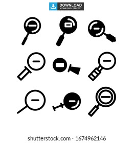 zoom out icon or logo isolated sign symbol vector illustration - Collection of high quality black style vector icons

