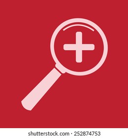 Zoom In and Zoom Out Icon , Magnifying Glass Icon,  magnifying glass,  search icon,  magnifying glass icon vector