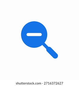 zoom out icon sign vector