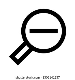 Zoom Out Icon. Simple Web UI Icon