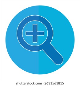 The zoom in out icon symbol can be used on several platforms