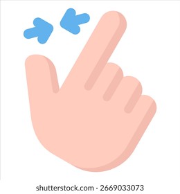 Símbolo de icono de alejamiento. Ilustración vectorial.