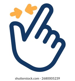 Símbolo de icono de alejamiento. Ilustración vectorial.