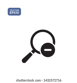 Zoom out icon in trendy vector illustration template
