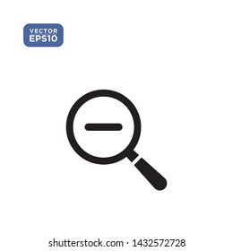 Zoom out icon in trendy vector illustration template