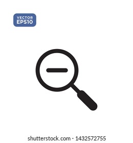 Zoom out icon in trendy vector illustration template