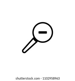 Zoom Out Icon Vector