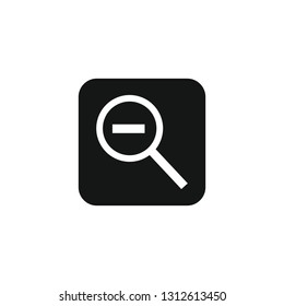 zoom out icon vector