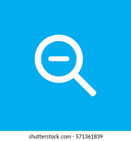 Zoom out icon vector