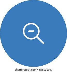 Zoom out icon vector