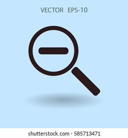 ícone Reduzir. ilustração de vetor