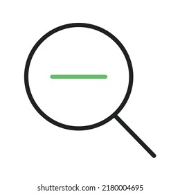 Zoom Out icon vector image. Can also be used for Media Buttons. Suitable for mobile apps, web apps and print media.
