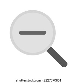 Zoom Out icon vector image. Can also be used for Media Buttons. Suitable for mobile apps, web apps and print media.