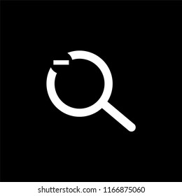 Zoom out icon vector template