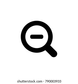 zoom out icon for web site
