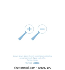 Zoom In and Out Icons