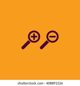Zoom In and Out Icons
