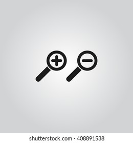 Zoom In and Out Icons