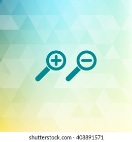 Zoom In and Out Icons