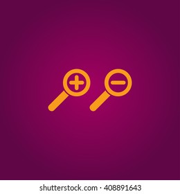 Zoom In and Out Icons
