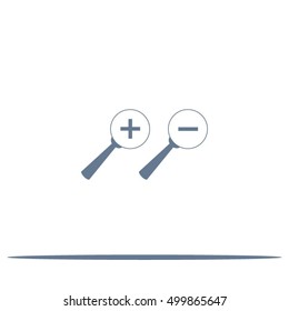Zoom In and Out Icons