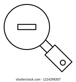 zoom out line icon