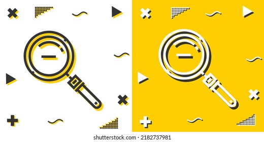 zoom out line icon. Simple outline style.zoom out linear sign. Vector illustration isolated on white background. Editable stroke EPS 10