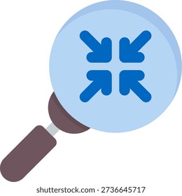 Zoom Out Line vector Icon Design